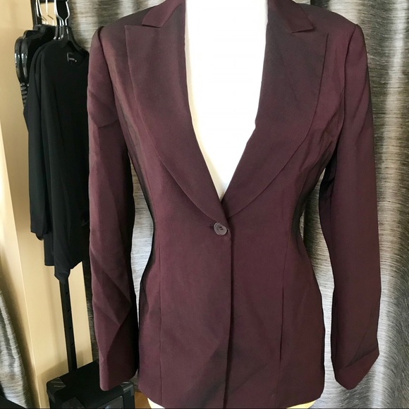 Vintage Express Plum Blazer - Picture 1 of 3